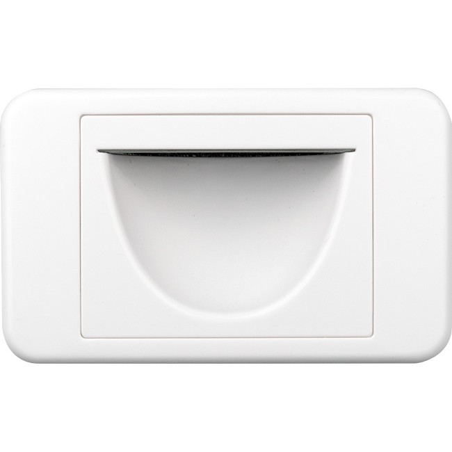 REVBNWP WHITE REVERSE BULLNOSE WALL PLATE