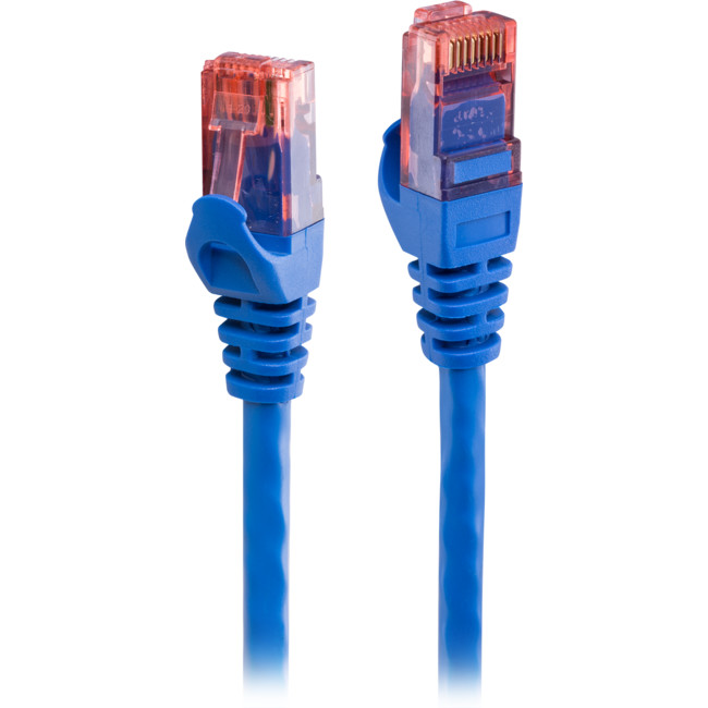 LC6500B – 0.5METRES – BLUE CAT6A PATCH LEAD