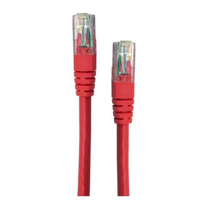 RED CAT6 PATCH LEADS