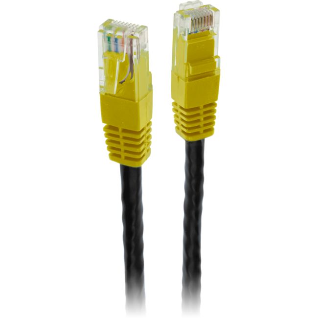 LC6903 – 1METRES – CAT6 CROSSOVER LEAD (YELLOW-BLACK)