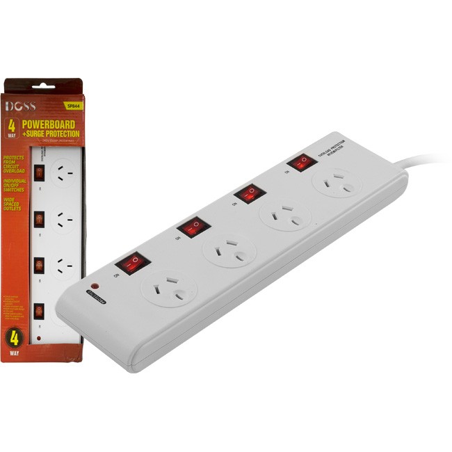 SPB44 4 WAY SURGE PROTECTED POWER