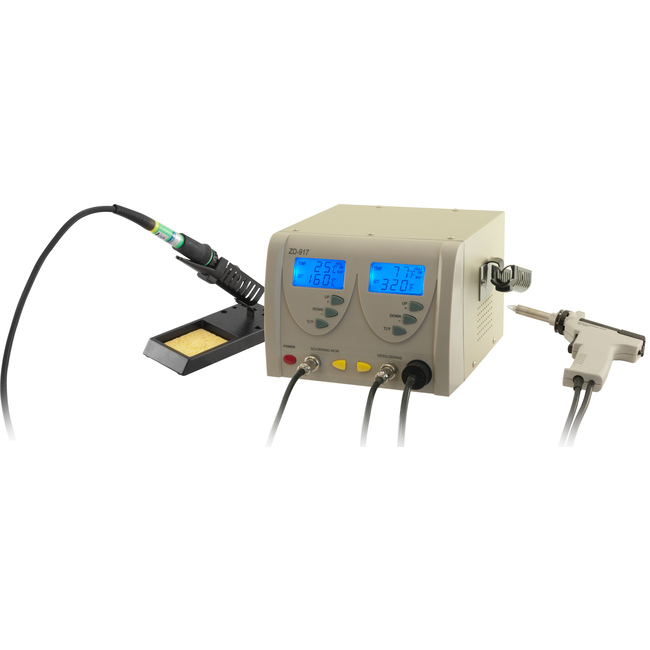 ZD917 SOLDERING AND DESOLDERING 2-IN-1 STATION