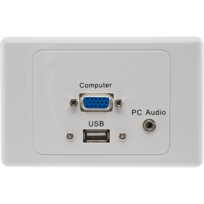 PRO1314 USB VGA PC AUDIO WALL PLATE