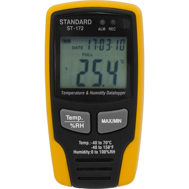 ST172 TEMPERATURE AND HUMIDITY DATALOGGER