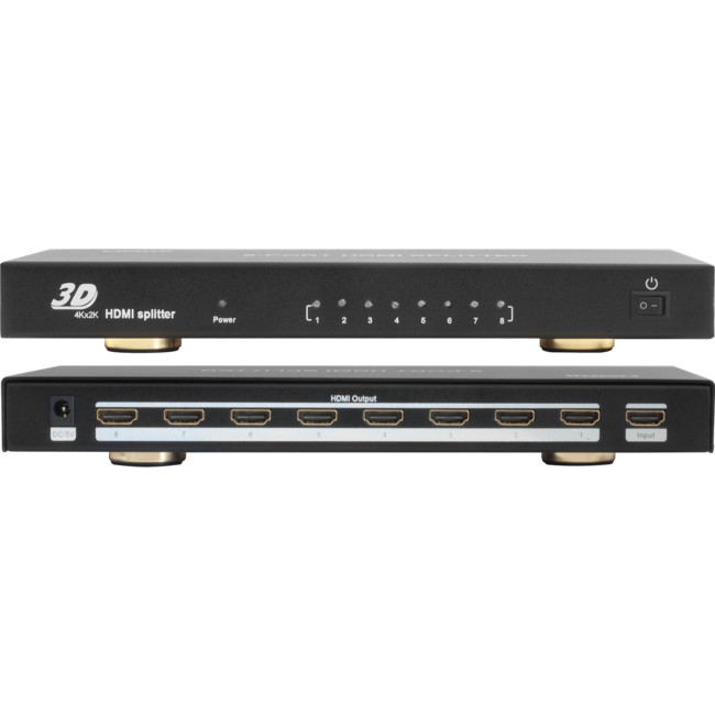 HDMI8SP 8 WAY HDMI SPLITTER 1 IN 8 OUT
