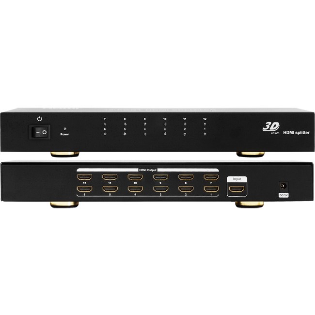 HDMI12SP 12 WAY HDMI SPLITTER 1 IN 12