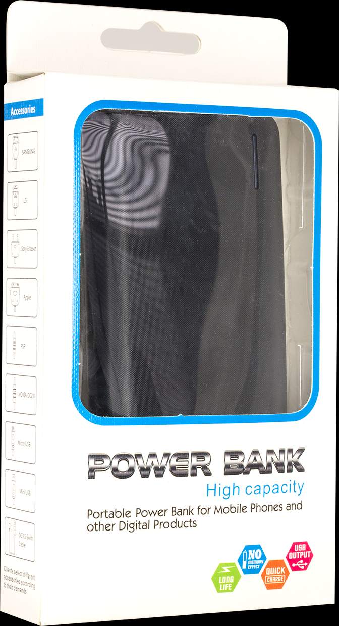 Black Doss Power Bank - Packaging