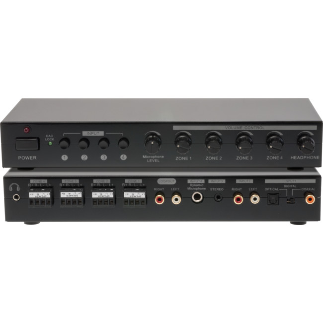 PRO1323 4-SOURCE 4-ZONE STEREO AUDIO POWER AMPLIFIER