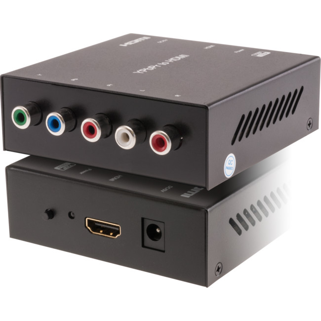 YH02 COMPONENT+STEREO TO HDMI UPSCALER