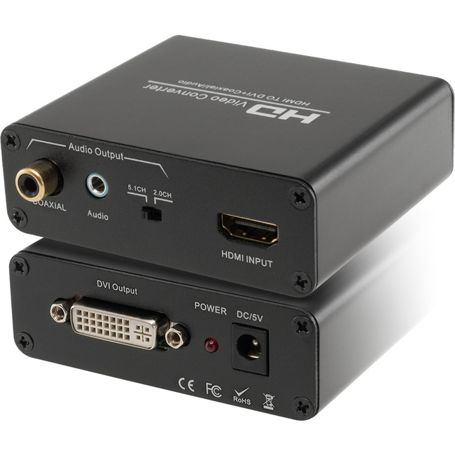 HD02ECO HDMI TO DVI+AUDIO CONVERTER