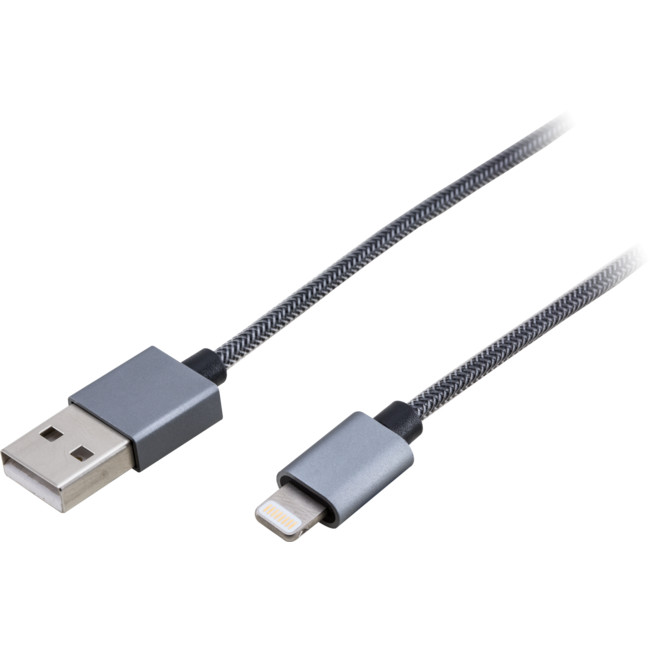 IPLC1GRAY 1M LIGHTNING TO USB HEAVY DUTY GREY LEAD FOR IPHONE 5/6