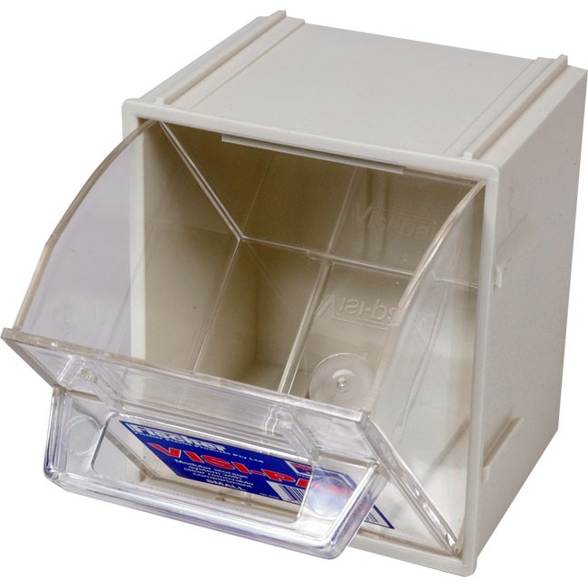 FISCHER PLASTIC 1H040 SMALL VISI PAK STORAGE DRAWER WITH CLIPS