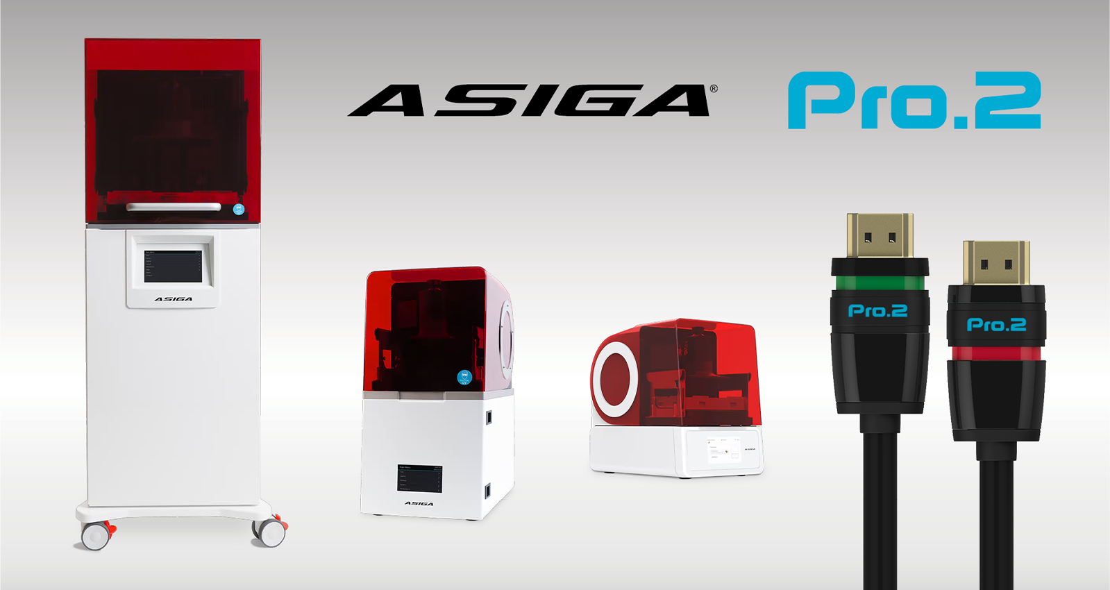 Pro2 Locking HDMI Leads in action at Asiga