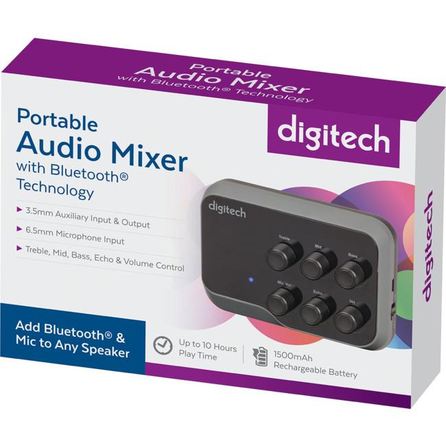 audio mixer with bluetooth output